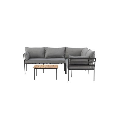 Venture Home Penh 9568-068 Loungeset soffa, bord, grått/svart