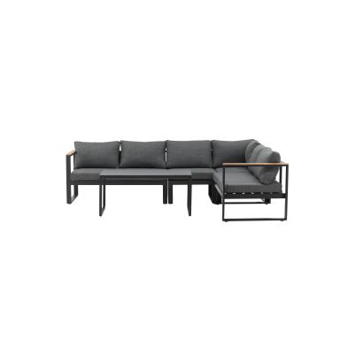 Venture Home Texas 9580-520 Loungeset soffa, bord, svart/grått