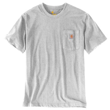 Carhartt 103296034 T-shirt gråmelerad
