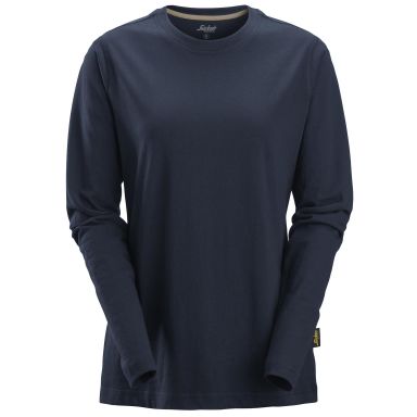 Snickers Workwear 2497-9500 Pitkähihainen T-paita tummansininen