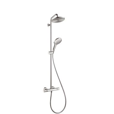 Hansgrohe Raindance S Sadesuihkusetti ylä- ja käsisuihkulla sekä suihkuhanalla