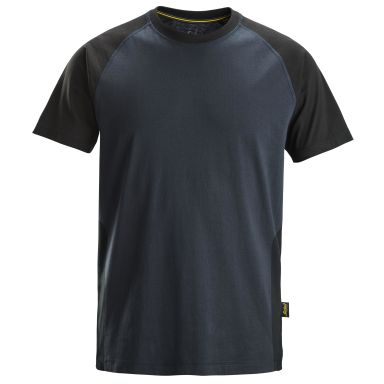 Snickers Workwear 2550-9504 T-skjorte marineblå/svart