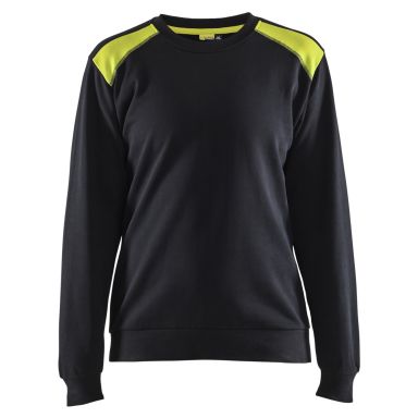 Blåkläder 340811589933XS Genser svart/gul