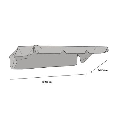 Brafab 1050-7 Hammocktak grå