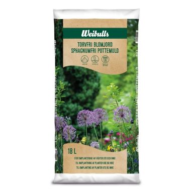 Weibulls 21919 Pottemuld 18 l, torvfri