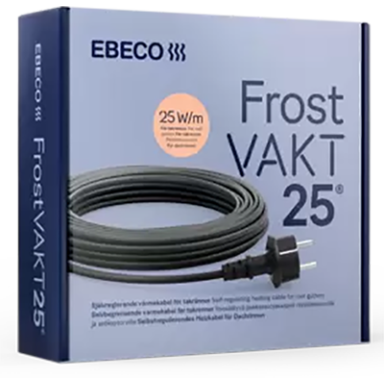 Ebeco Frostvakt 25 Värmekabel självreglerande, 25W/m