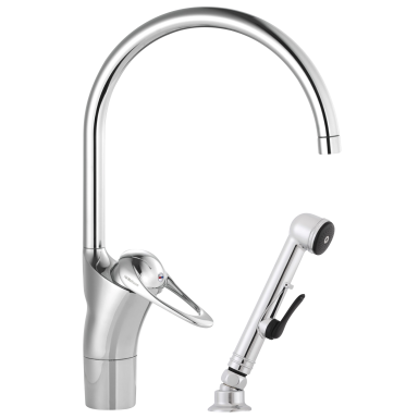 FM Mattsson 9000E II Köksblandare utan diskmaskinavst, med sidodusch