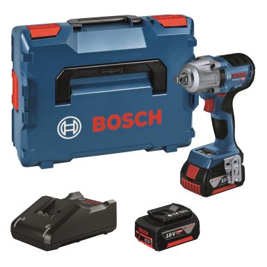 Bosch GDS 18V-450 HC Akkuiskumutterinväännin akkujen ja laturin kanssa