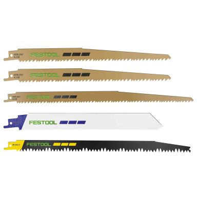 Festool RS-Sort/5 Bajonetsavklinger 5-pak