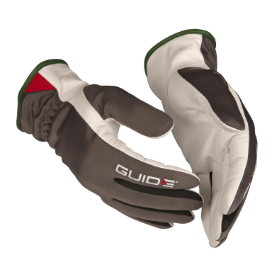 Guide Gloves 341 handske læder, skæresikring, åben krave