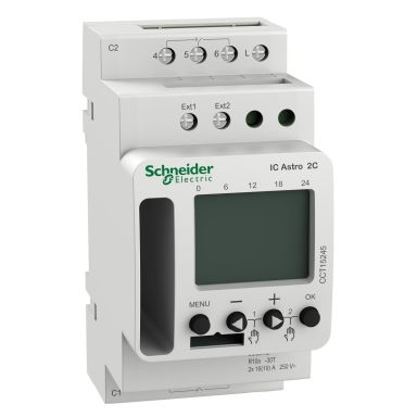 Schneider Electric CCT15245 Ljusrelä 2 kanaler