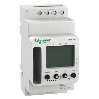 Schneider Electric CCT15443 Tidtaker 56 minneplasser