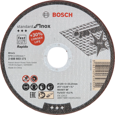 Bosch Standard for Inox Kapskiva