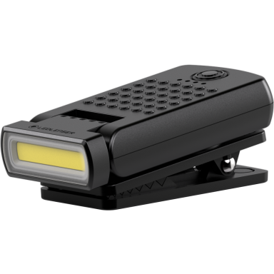 Led Lenser W1R Work ficklampa clips, laddbar 60-220lm