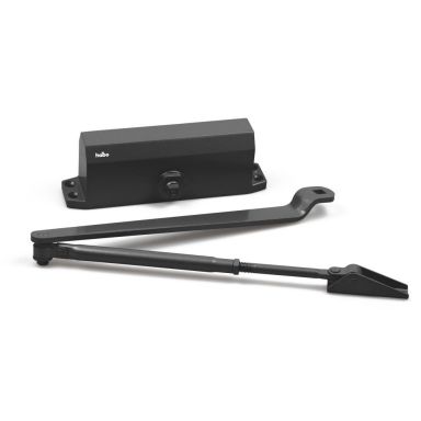 Habo 19318 Dørlukker sort, inkl. arm