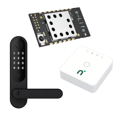 Nimly Touch Pro Ultimate Black + Connect Module & Connect Gateway Älylukko