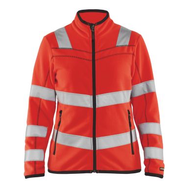 Blåkläder 496610105500XXL Fleecejakke rød, varselgul