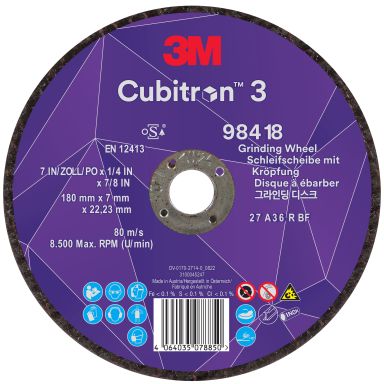 3M Cubitron 3 Navrondel 22,23 mm × 180 mm