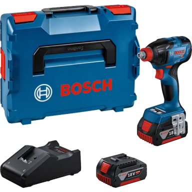 Bosch GDX 18V-210 C Akkuiskuruuvinväännin/-mutterinväännin akun ja laturin kanssa