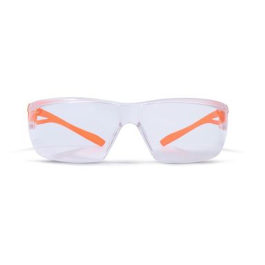 Zekler 36 HC/AF Hi-Orange Klar Beskyttelsesbriller Modstandsdygtig over for ridser og dug