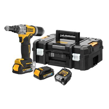 Dewalt DCF414E2GT-QW Akkuvetoniittipistooli akkujen ja laturin kanssa