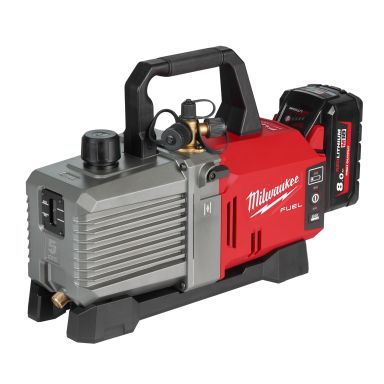 Milwaukee M18 FVP5 5 CFM Tyhjiöpumppu akun ja laturin kanssa