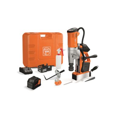 Fein AKBU 35 PMQW Magnetboremaskine med batteri og oplader