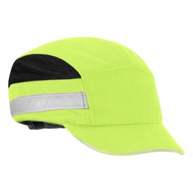Zekler Pitch Hi-Vis Gul Stødbeskyttelseshætte i baseballmodel