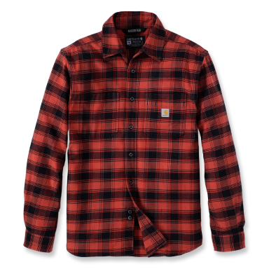 Carhartt 105945R81-XL Flanellipaita punainen, musta