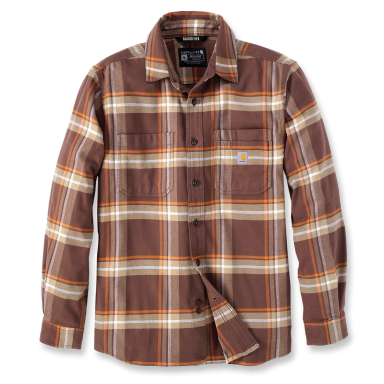 Carhartt 105945B57-S Flanellipaita ruskea