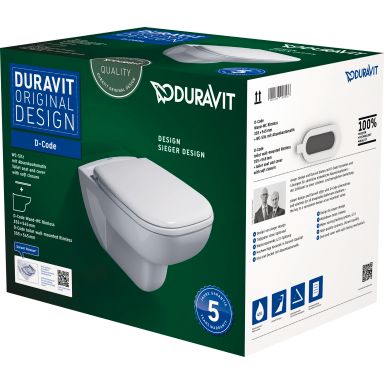 Duravit D-Code Seinä-WC WC-istuinkannella