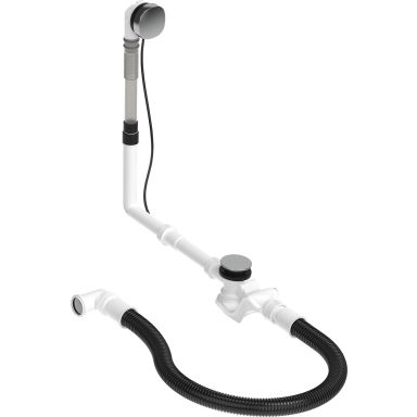 Duravit 792204000001000 Avloppssats med bräddavlopp, 400x80x450 mm