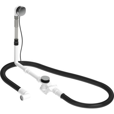 Duravit 792208000001000 Afløbssæt med overløb, 450x80x480 mm