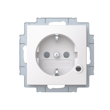 ABB Saga 20 EUCBL-916-510 Vägguttag 1-vägs, med LED-indikator