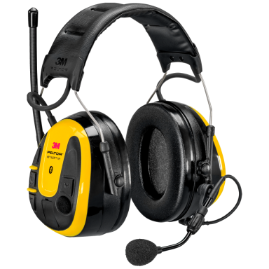 3M Peltor WS Alert XPI Hörselskydd med Bluetooth och mobilapplikation, hjässbygel