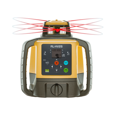 Topcon RL-HV2S Rotasjonslaser 2-fallsfunksjon