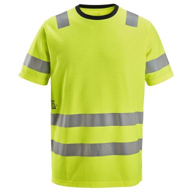 Snickers Workwear 2536 T-skjorte gul, varselgul