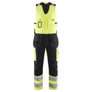 Blåkläder 265318043399C50 Vestbukse varsling, gul/svart