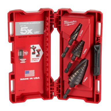 Milwaukee 48899266 Trinborsæt 3 dele