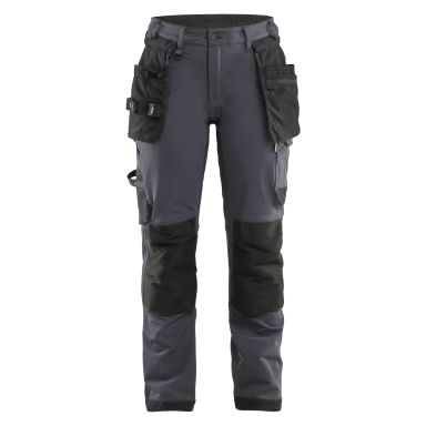 Blåkläder 712116459699C32 Arbeidsbukse mellomgrå/svart
