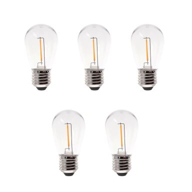 LightsOn Deco 5120 LED-lampe E27, 30 lm, 0,3 W, 5-pakning