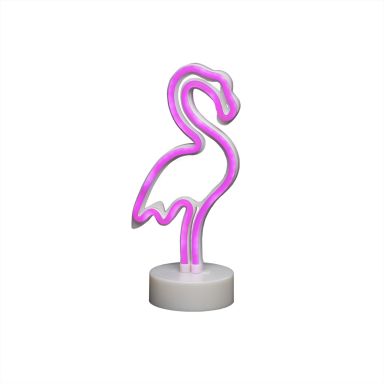 Konstsmide 3074-340 Dekorationsbelysning flamingo med ljusslang, LED