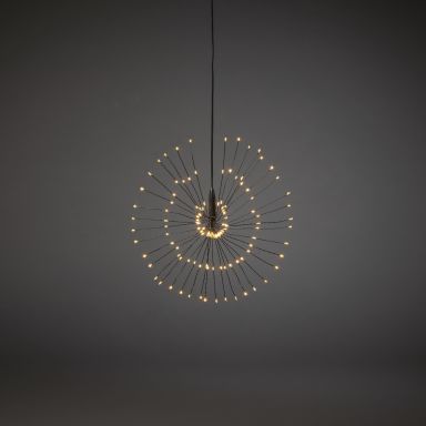 Konstsmide 3096-800 Dekorasjonsbelysning 25 cm, svart kabel