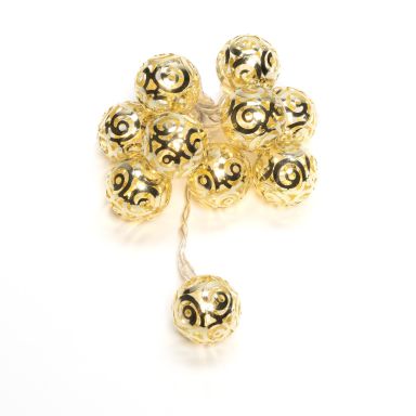 Konstsmide 3129-803 Lysslynge 10 metallkuler