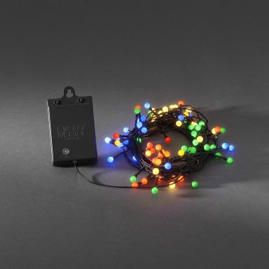 Konstsmide 3741-500 Ljusslinga sensor, timer, färgade