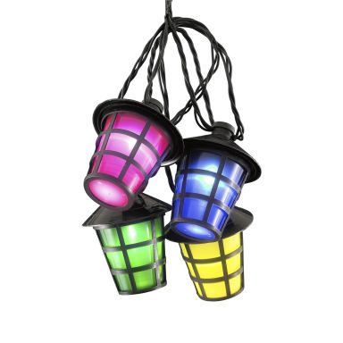 Konstsmide 4164-500 Ljusslinga lanternor, färgade