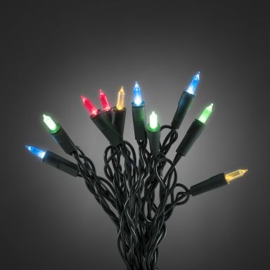 Konstsmide 6304-520 Ljusslinga färgade LED, grön kabel