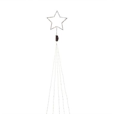 Konstsmide 6315-890 Julgransslinga med toppstjärna