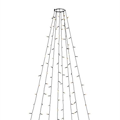 Konstsmide 6365-810 Juletreslynge 30x8 rav, glitrende