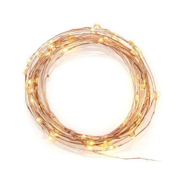 Konstsmide 6386-860 Lysslynge 4,9 m, 50 LED, micro amber